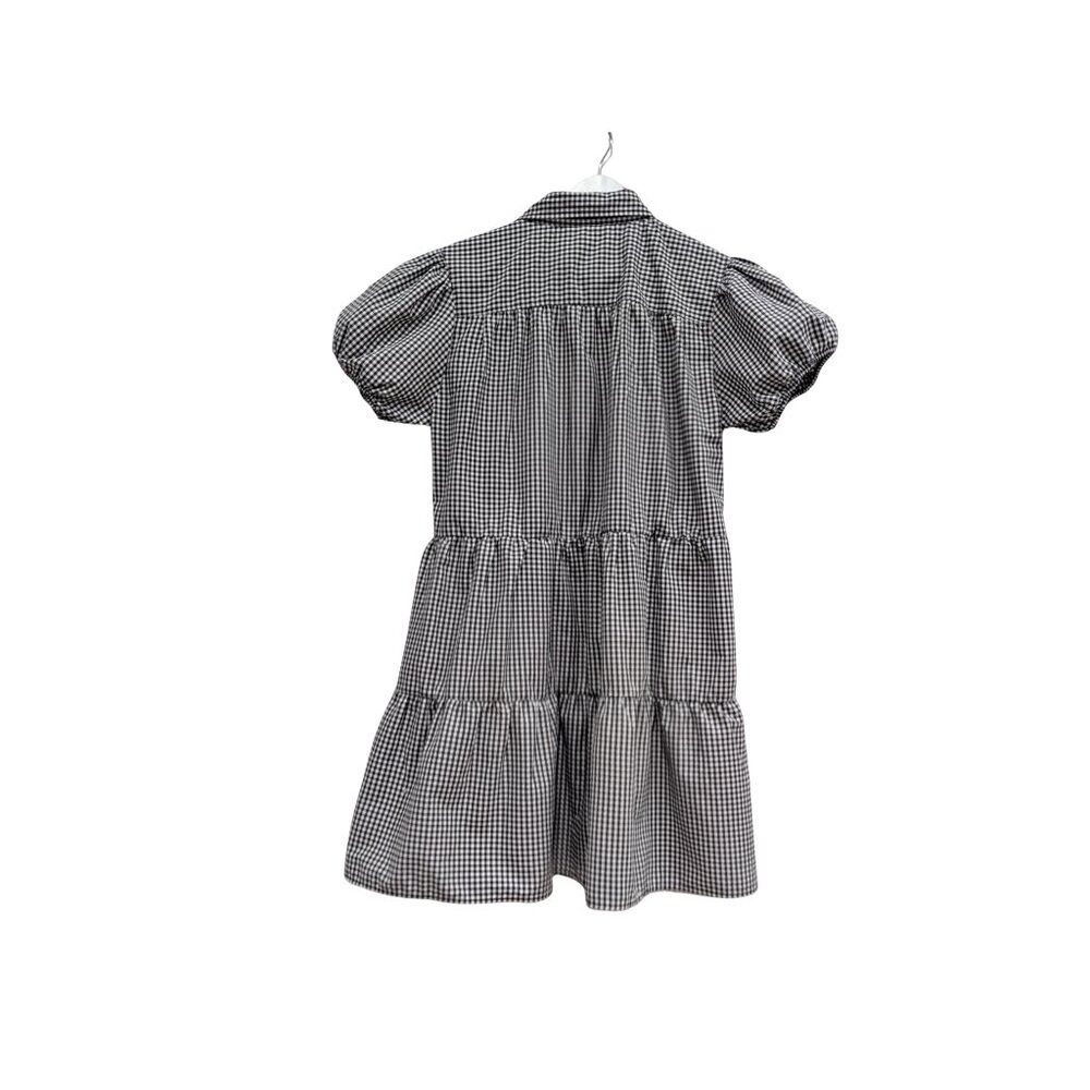 Speed Limit Black & White Gingham Tiered Dress – Size M (EUC) - Picture 3 of 5